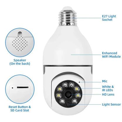 Bulb Camera - Smart WiFi CCTV Camera