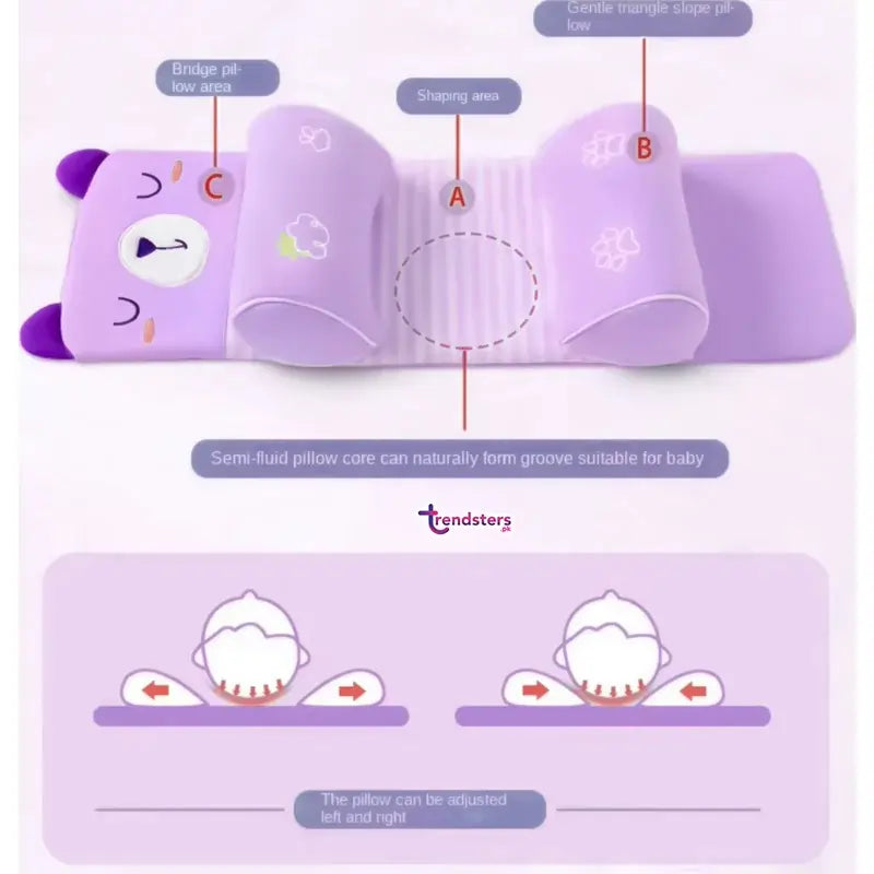 Baby Shaping Head Support Pillow - (IMPORTED)