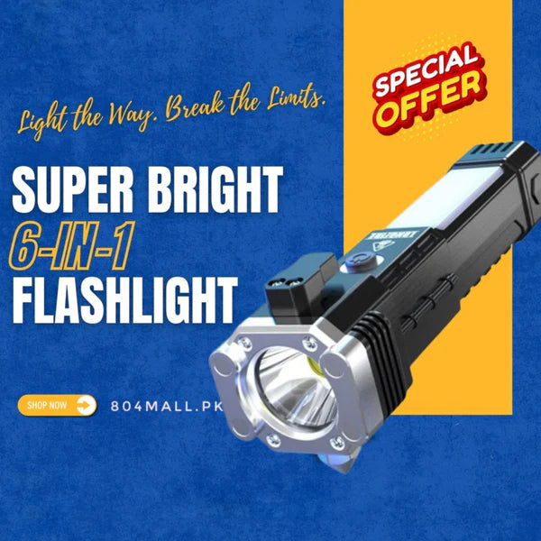 Multifunctional LED Torch Light - (IMPORTED) | 55% OFF
