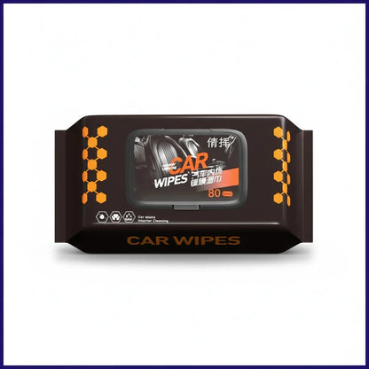 Car interior cleaning and polishing wipes (PACK OF 80)